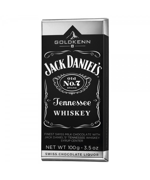 Barra de Chocolate Suizo Jack Daniel´s Tennesse Whiskey Goldkenn - 100g 