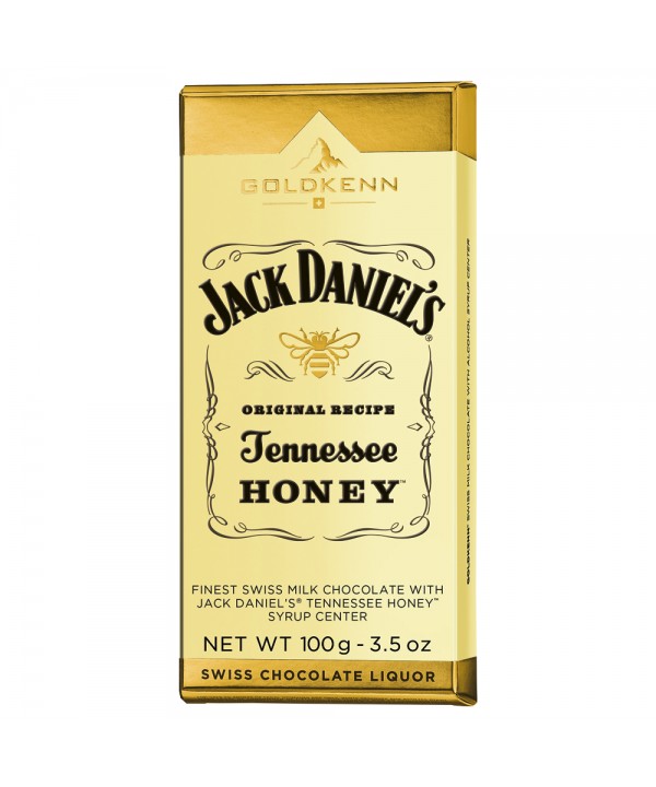 Barra de Chocolate Suizo Jack Daniel´s Tennesse Honey Goldkenn - 100g 