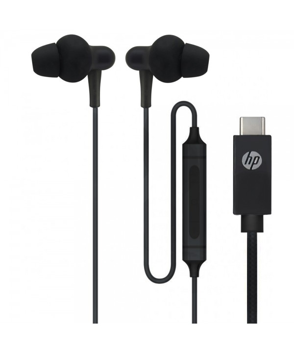 Auriculares HP Music Headset DHH-1126 194R4AA con USB-C/Micrófono - Negro