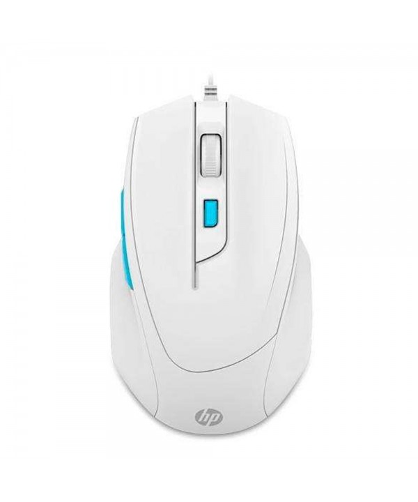 Mouse Gaming HP M150 con 6 botones y 1600 de DPI ajustable - Blanco