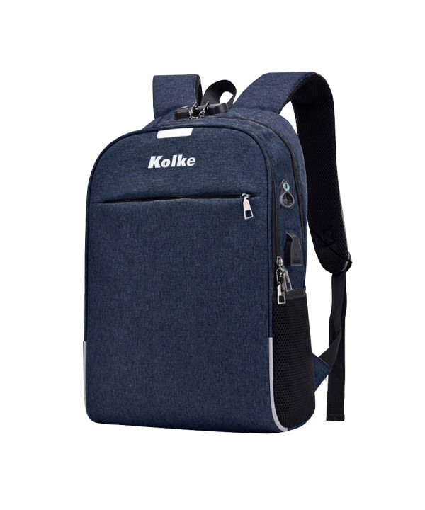 Mochila para Notebook Kolke KVM-339 con Candado - Azul
