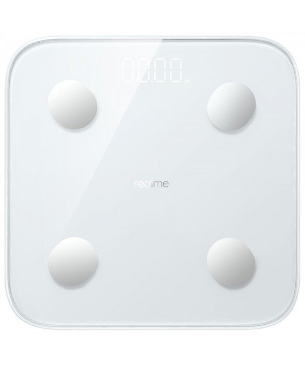 Balanza de Peso Corporal Realme Smart Scale RMH2011 con Bluetooth/Hasta 150kg - Blanco