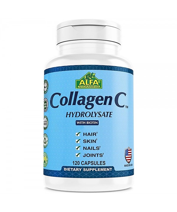 Suplemento Alfa Collagen C Hidrolysate  - 120 Cápsulas (6427)