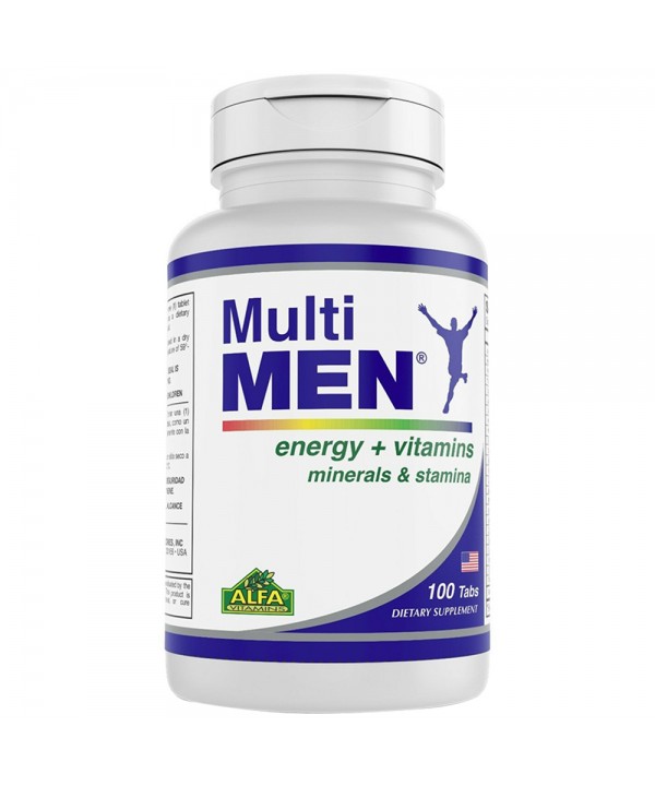 Suplemento Alfa Multivitamin Multi Men Energy + Vitamins - 100 Comprimidos (9700)
